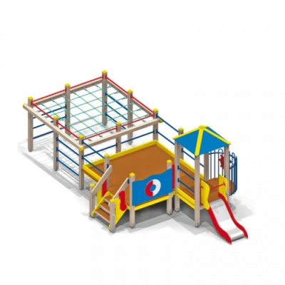 Детский игровой комплекс №19, 6200х4100 мм