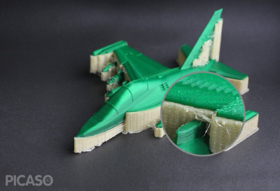 ABS 1,75 мм Picaso 0,75 кг зеленый