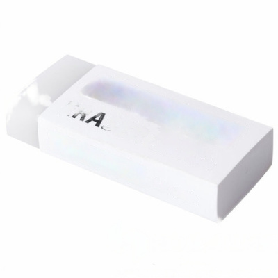 Ластик большой BRAUBERG EXTRA, 60х24х11 мм, белый, прямоугольный, экологичный ПВХ, картонный держатель, 228074