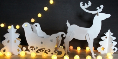 Театральная декорация Зимняя фантазия (белая серия)