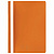Скоросшиватель пластиковый BRAUBERG, А4, 130/180 мкм, оранжевый, 228673