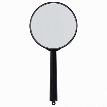 Лупа просмотровая BRAUBERG, диаметр 100 мм, увеличение 3, 451802