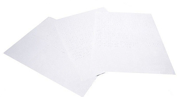 Бумага для письма и печати по Брайлю