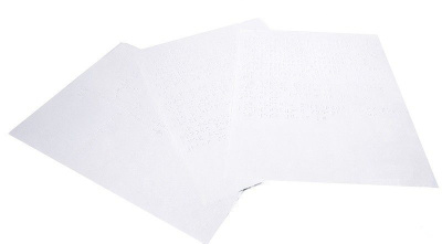 Бумага для письма и печати по Брайлю