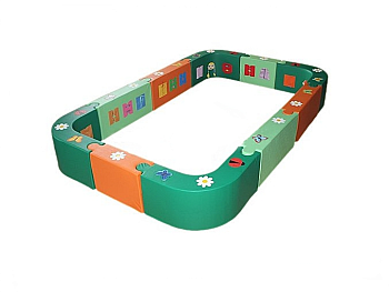 Манеж–пазл разборный с дидактическими элементами, 3000х5000 мм