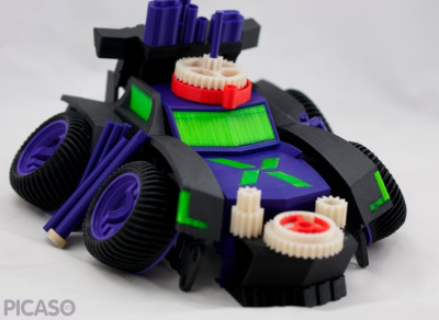 ABS 1,75 мм Picaso 0,75 кг красный