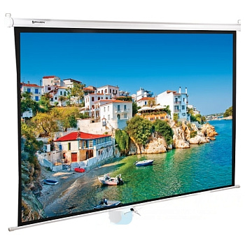 Экран проекционный настенный (150х200 см), матовый, 4:3, BRAUBERG WALL, 236728