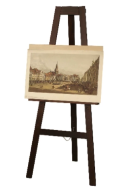 Мольберт выставочный лира AEM