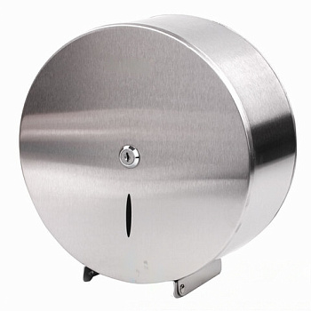 Диспенсер для туалетной бумаги LAIMA PROFESSIONAL INOX, (Система T2) малый, нержавеющая сталь, матовый, 605698