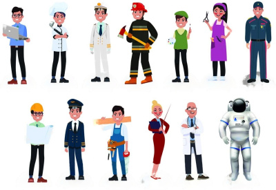 Набор фигурок людей Профессии