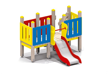 Детский игровой комплекс №2 Горка Манеж