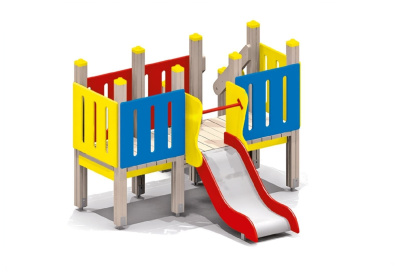 Детский игровой комплекс №2 Горка Манеж