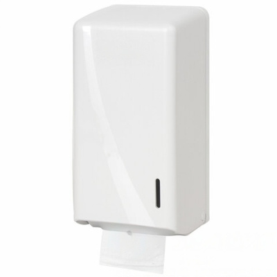 Диспенсер для туалетной бумаги листовой LAIMA PROFESSIONAL ORIGINAL (Система T3), белый, ABS-пластик, 605770