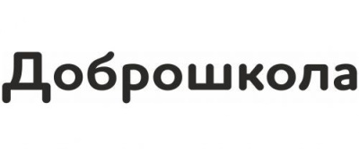 Объёмные буквы Доброшкола, 1700х250 мм