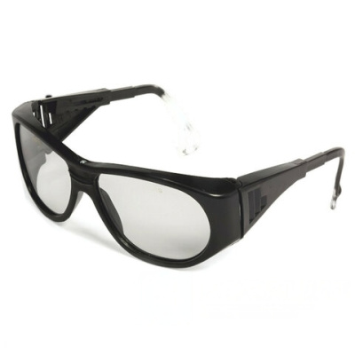 Очки защитные открытые РОСОМЗ О2 Spectrum, прозрачные, регулируемые дужки, защита от царапин, минеральное стекло, 10210