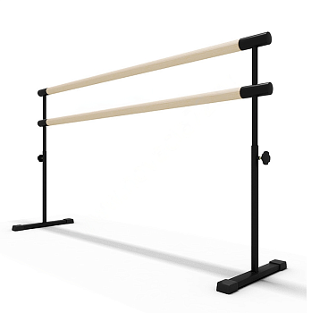 Хореографический станок мобильный двухрядный с регулируемой высотой