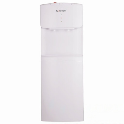 Кулер водораздатчик БЕЗ НАГРЕВА И ОХЛАЖДЕНИЯ, SONNEN FS-02N, напольный, 2 крана, белый, 454995