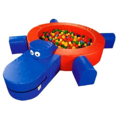 Сухой бассейн детский Бегемот