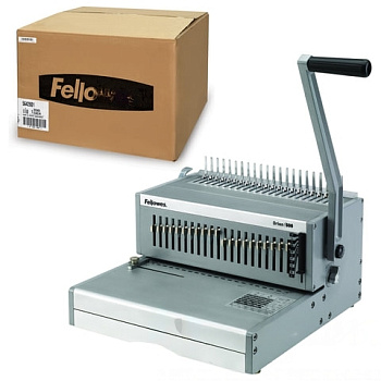 Переплетная машина для пластиковой пружины FELLOWES "ORION", пробивает до 30 л., сшивает до 500 л., FS-56426