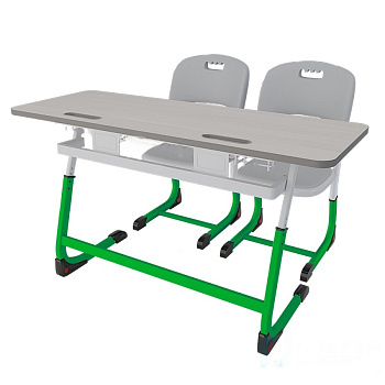 Комплект ученической мебели Smarty двухместный, регулируемый
