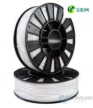 ABS пластик 1,75 SEM белый 0,8 кг
