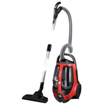 Пылесос SAMSUNG VCC885HH3P/XEV, с контейнером "циклон", 2200 Вт, мощность всасывания 430 Вт, красный
