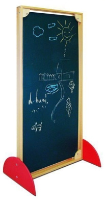 Двухсторонняя ширма “Меловая доска и пробковая доска”