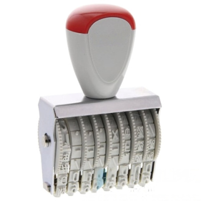 Нумератор ручной ленточный, 8 разрядов, оттиск 38х5 мм, TRODAT 1558, 86111