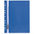 Скоросшиватель пластиковый с перфорацией BRAUBERG, А4, 140/180 мкм, синий, 226583