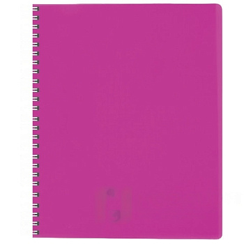 Тетрадь А5, 80 л., HATBER, гребень, клетка, обложка пластик, "DIAMOND-РОЗОВАЯ", 80Т5B1гр_02033, T165560