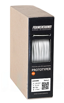 Пластик Filamentarno Pro Ceramo Белый 0,75 кг