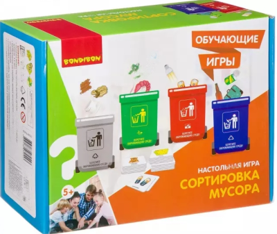 Игра обучающая настольная Сортировка мусора
