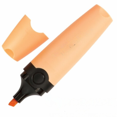 Текстовыделитель BRAUBERG "DELTA PASTEL", ПЕРСИКОВЫЙ, линия 1-5 мм, 151734