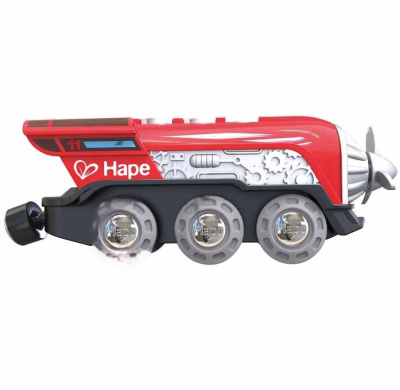 Поезд в пропеллером на батарейках