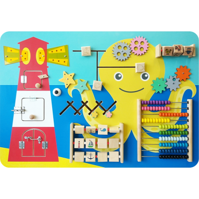 Бизиборд Маяк, 110х75 см