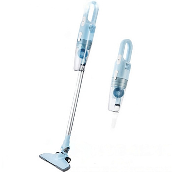 Пылесос вертикальный KITFORT KT-586-2, потребляемая мощность 600 Вт, циклонный фильтр 1,2 л, голубой