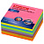 Блок самоклеящийся (стикеры) EXTRA STICKY BRAUBERG (Германия), НЕОНОВЫЙ, 75х75 мм, 400 л., 8 цветов, 112441