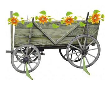 Декорация Тележка