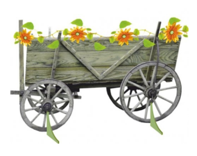 Декорация Тележка