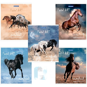 Тетрадь А5, 48 л., BRAUBERG, клетка, металлизированный картон, СВОБОДА, 403041