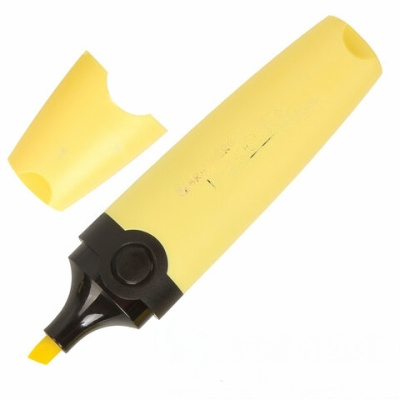 Текстовыделитель BRAUBERG "DELTA PASTEL", ВАНИЛЬ, линия 1-5 мм, 151729