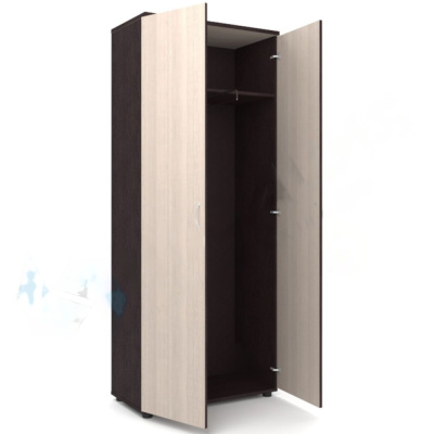 Шкаф для одежды 798х418х1960 мм I Серия Референт