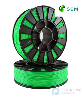 ABS пластик 2,85 SEM флуоресцентный зеленый 0,8 кг