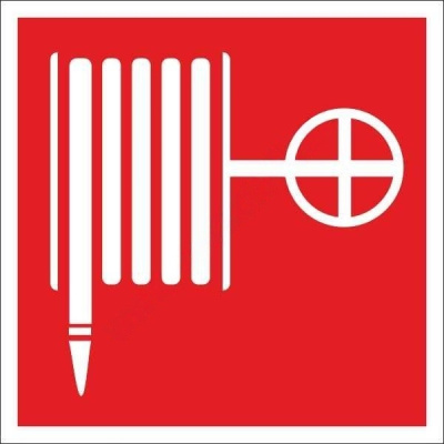 Знак эвакуации "Пожарный кран" 0,15х0,15