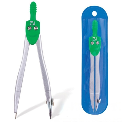 Циркуль BRAUBERG "Klasse", 115 мм, чехол, 210312