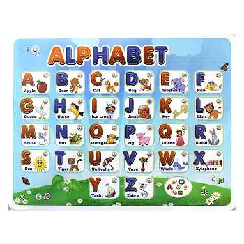 Стенд тактильно-звуковой Английский алфавит (с индукционной петлей)