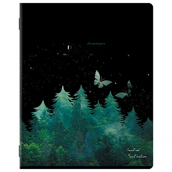 Тетрадь предметная "STARLIGHT" 48 л., глянцевый УФ-лак, БИОЛОГИЯ, клетка, BRAUBERG, 404523