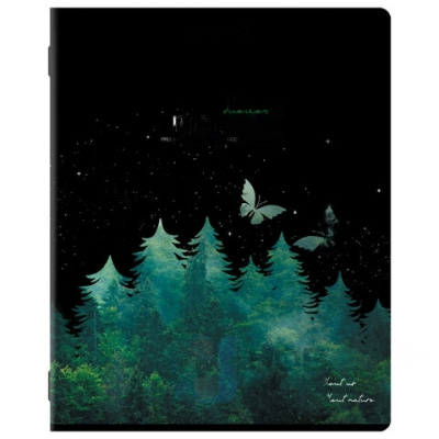 Тетрадь предметная "STARLIGHT" 48 л., глянцевый УФ-лак, БИОЛОГИЯ, клетка, BRAUBERG, 404523