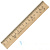 Линейка деревянная, 15 см, С03