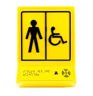 Тактильная пиктограмма со встроенным речевым информатором, 305x220x40 мм
